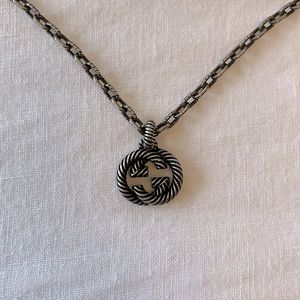 Gucci interlocked GG pendant